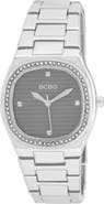 BCBG Cabinet Crystal Bracelet Strap Watch, 33mm