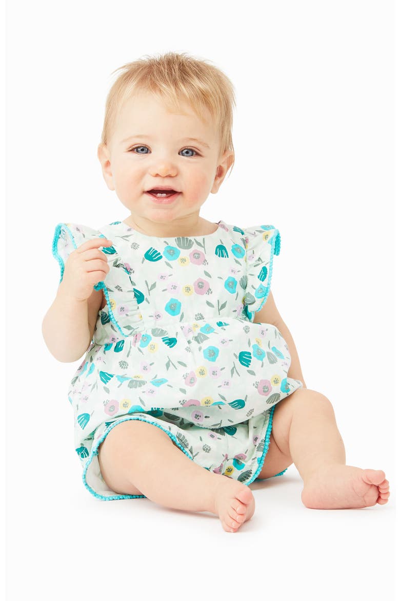 Sofia Matisse Floral Print Flutter Sleeve Top & Shorts Set, Alternate, color, PRINT