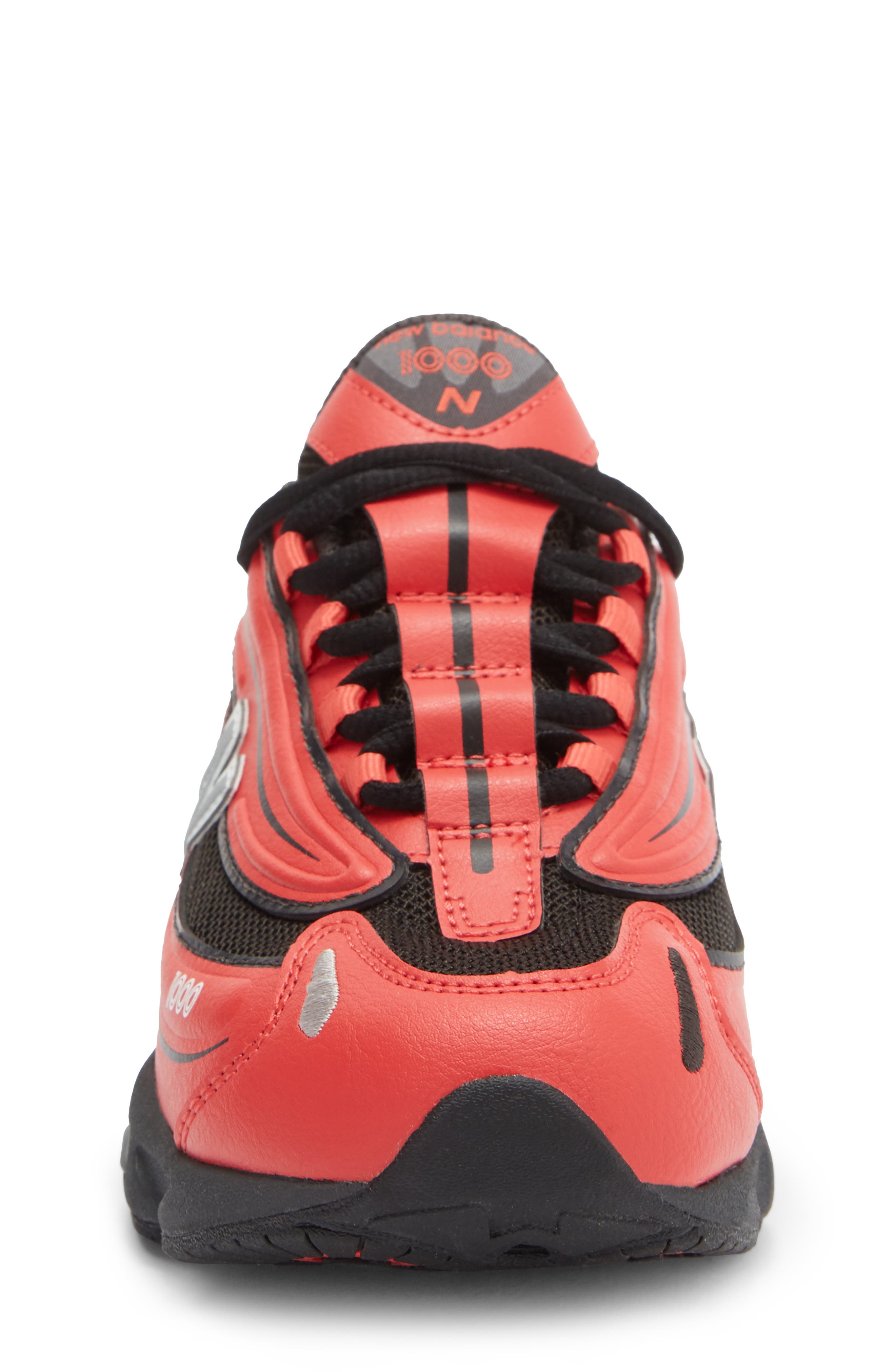 Kids' 1000 Sneaker, Alternate, color, BLAST RED/ BLACK CEMENT