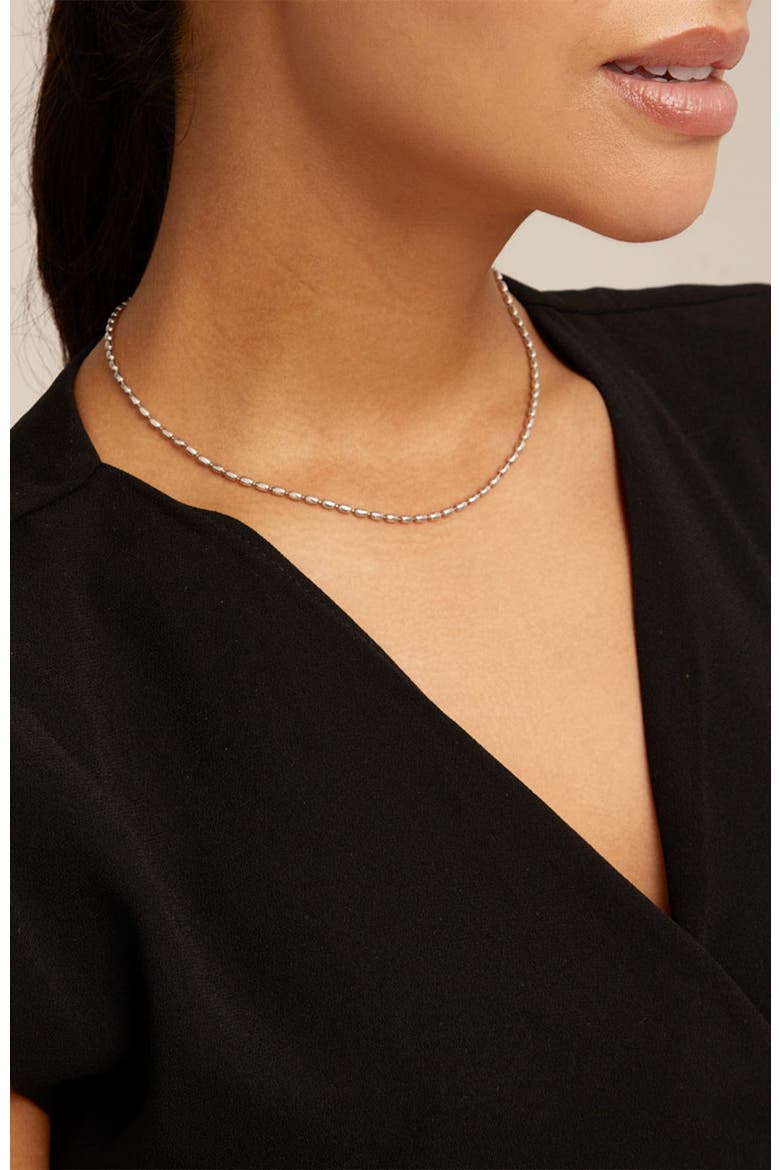 Twist of Love Necklace, Alternate, color, Silver