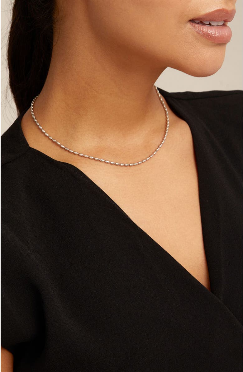 UNODE50 Twist of Love Necklace, Alternate, color, Silver