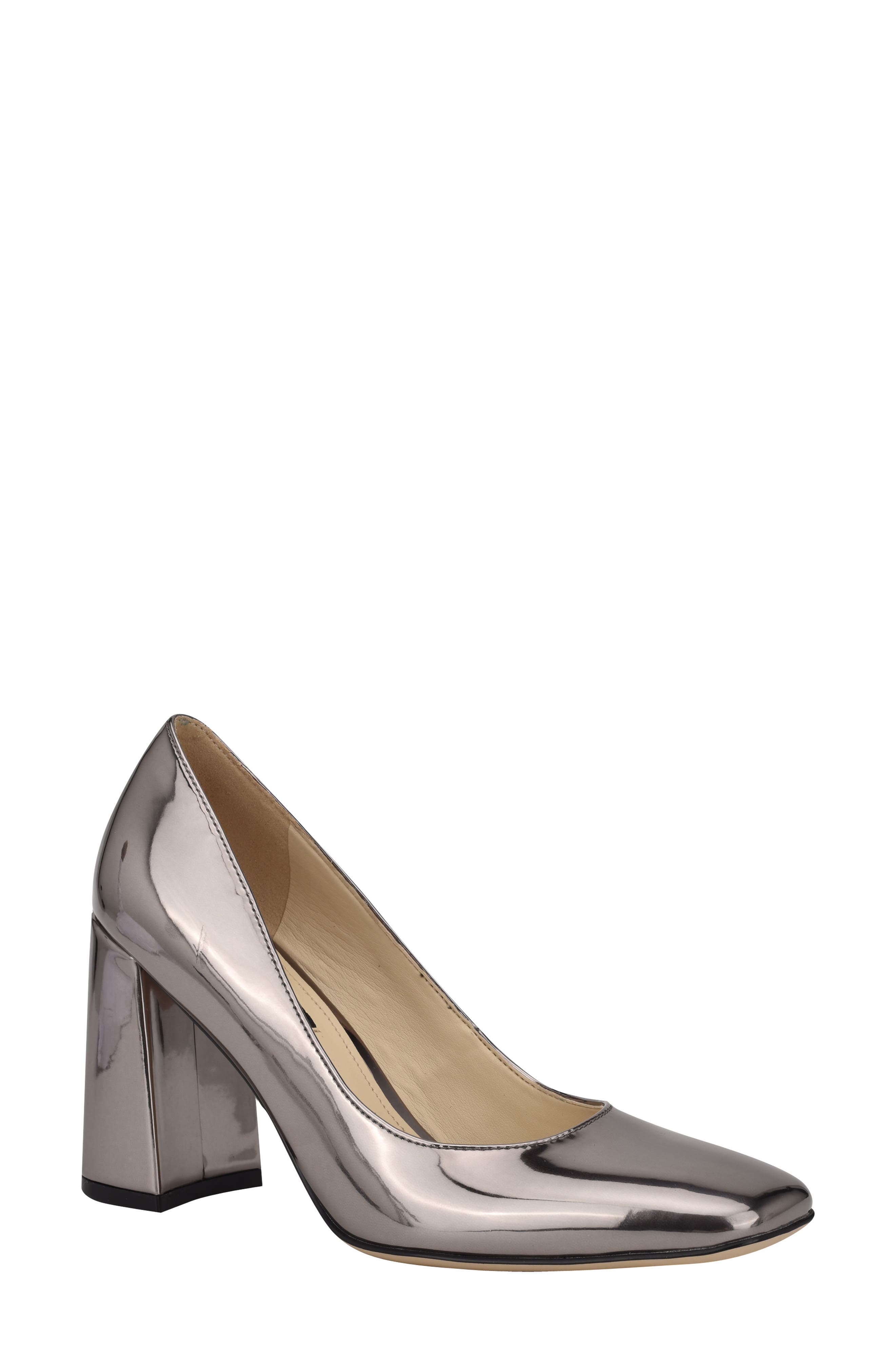 Nine West Nudele3 Block Heel Pump, Main, color, 