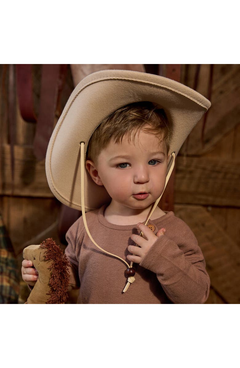 Modern Moments<sup>™</sup> by Gerber Raglan Top and Pant Set, Alternate, color, Brown