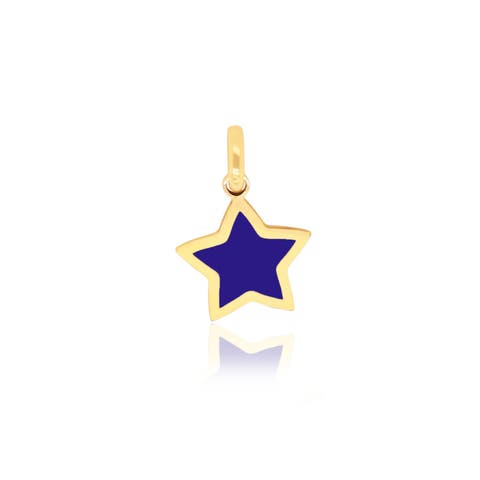 Lapis Star Charm