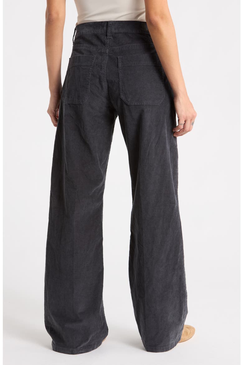 Marcie High Waist Wide Leg Corduroy Pants, Alternate, color, ABYSS NAVY