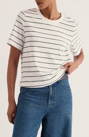 Seasalt Cornwall Copseland Striped Organic Cotton T-Shirt