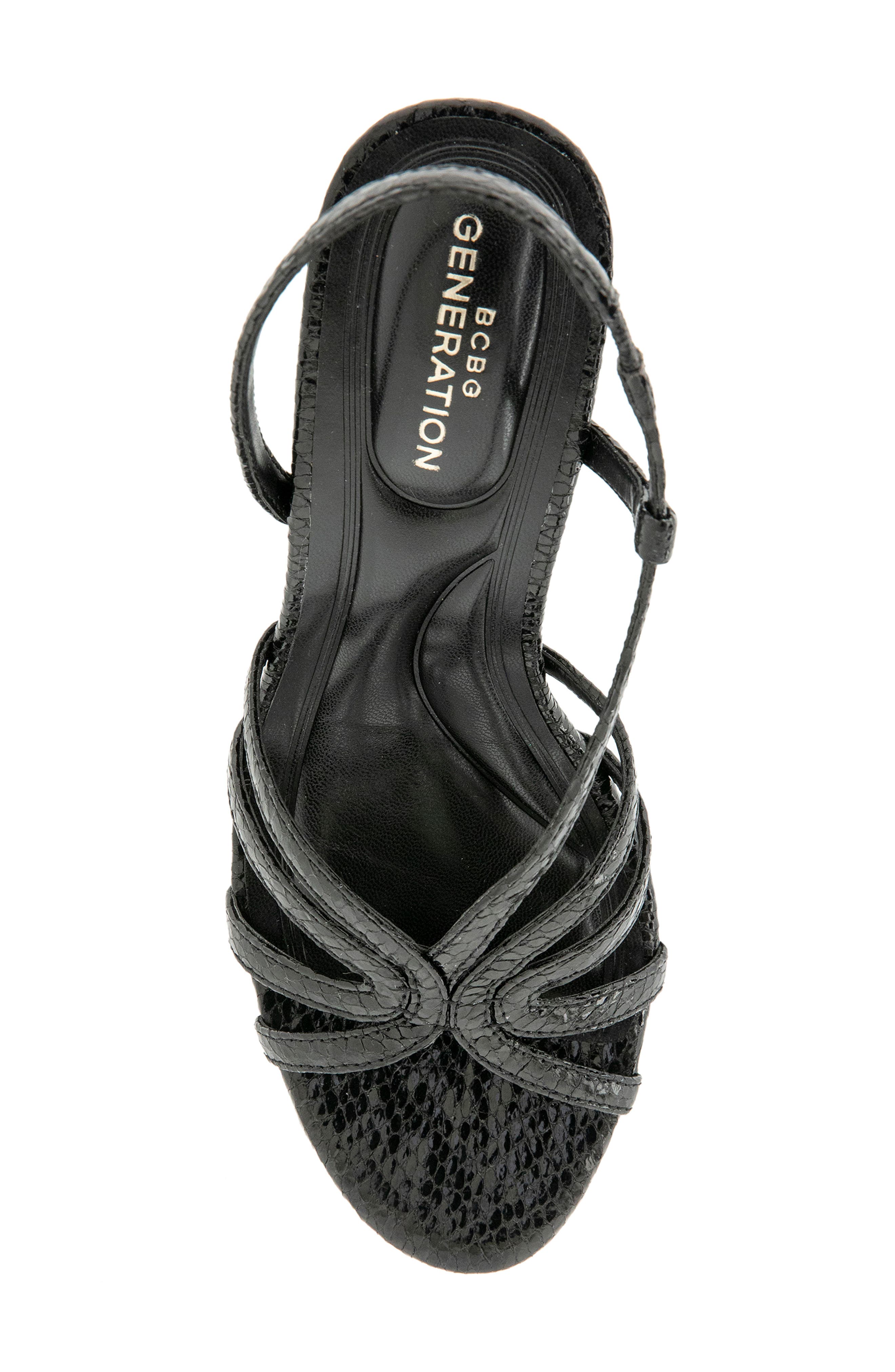 Jewlee Slingback Sandal, Alternate, color, BLACK