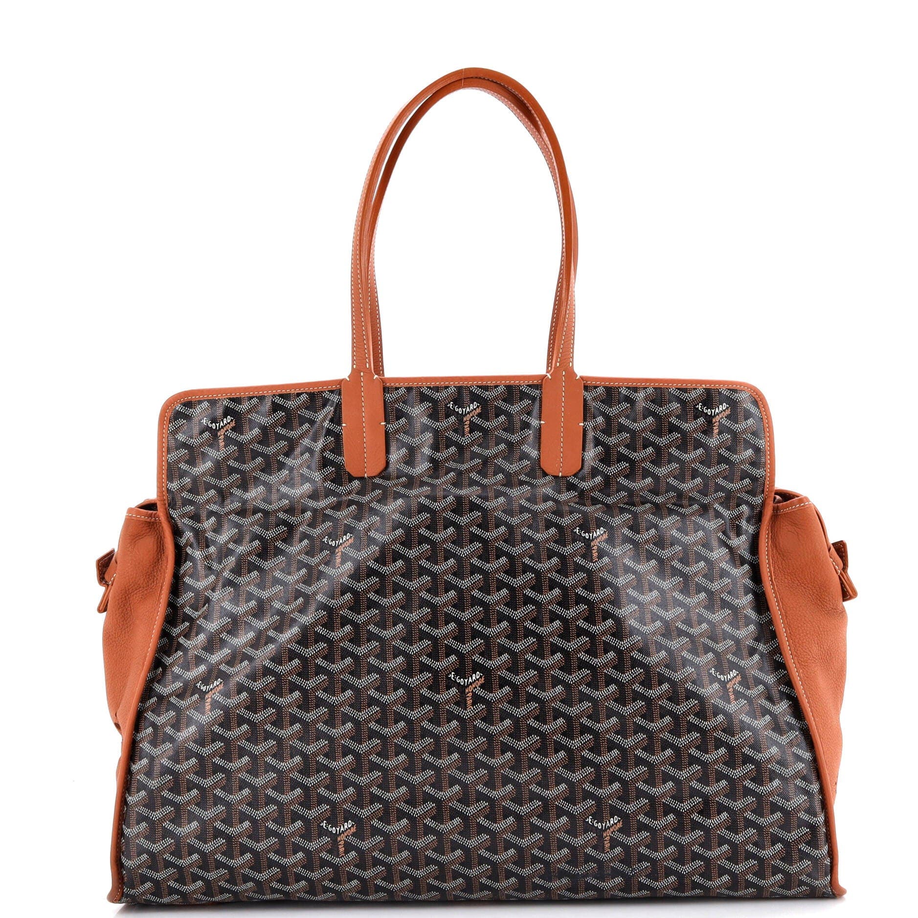 Pre-Owned Goyard Hardy Pet Carrier Coated Canvas GM, Alternate, color, 