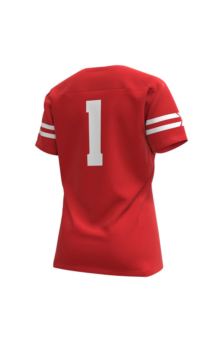 Under Armour Women's Under Armour #1 Red Wisconsin Badgers Replica Football Jersey, Alternate, color, Red