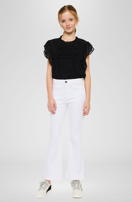 Kancan Bristol High Rise Kick Flare Jeans In Black