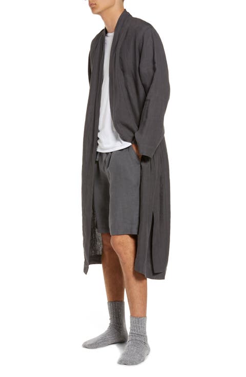 Gender Inclusive Linen Robe