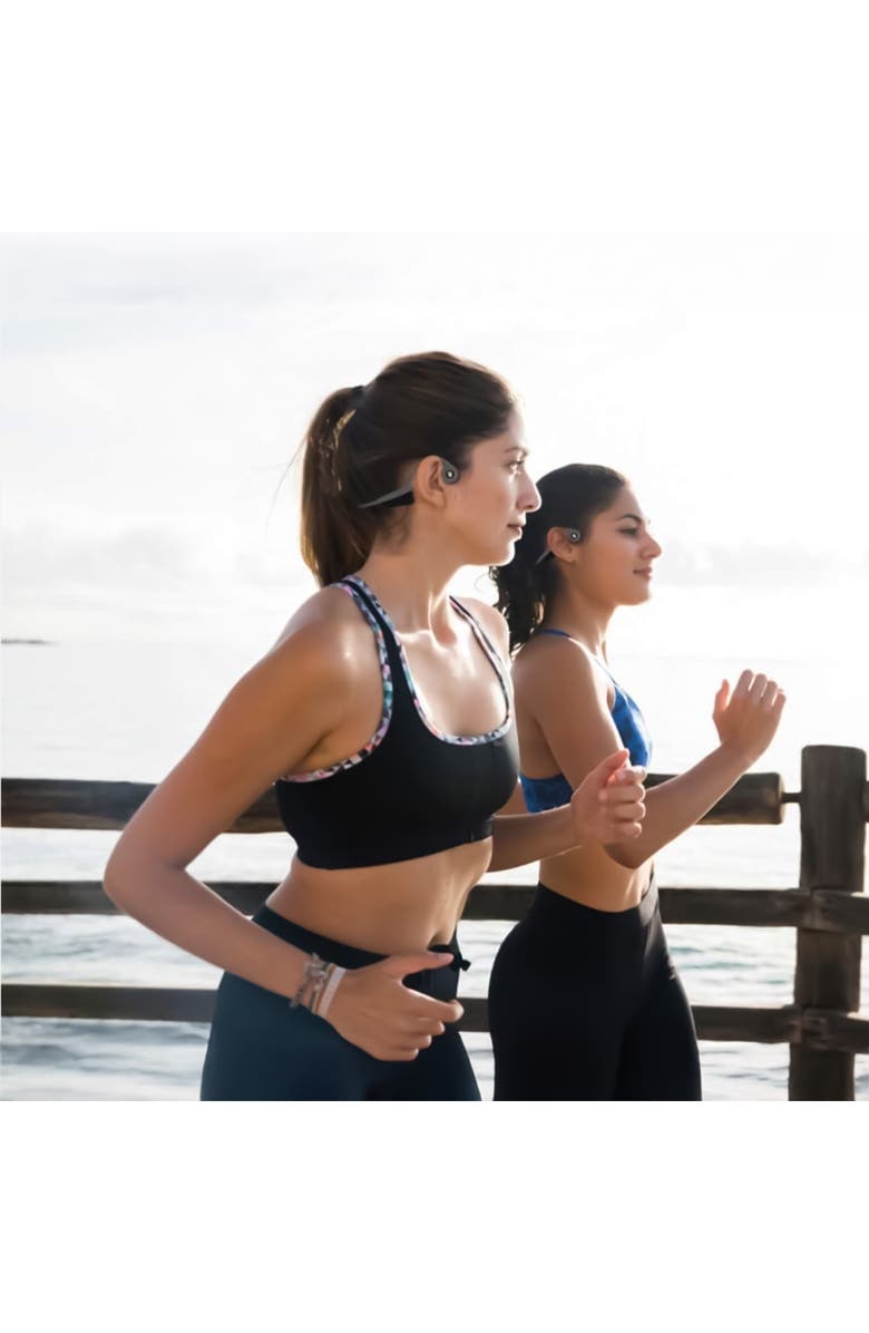 PURSONIC Open-Ear Wireless Bluetooth Bone Conduction Sport Headphones, Alternate, color, Blue