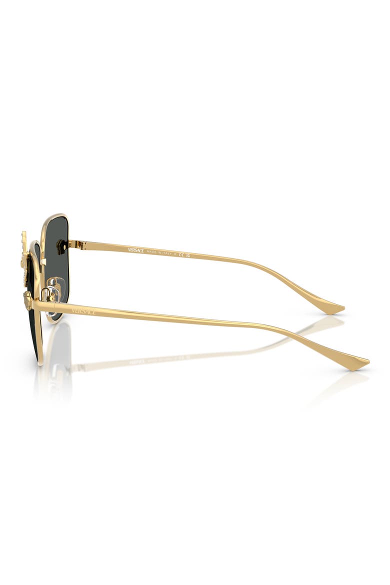 59mm Square Sunglasses, Alternate, color, GOLD