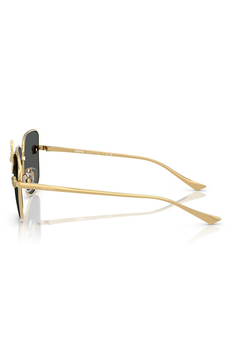 Versace 59mm Square Sunglasses, Alternate, color, Gold