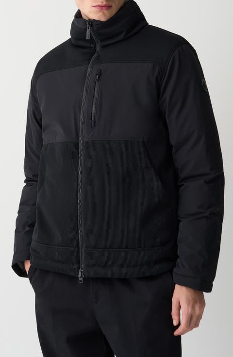 Mixed Media Waterproof Down Jacket