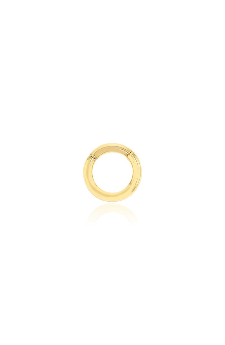 The Lovery Fine Jewelry Round Gold Charm Holder, Main, color, Yellow Gold