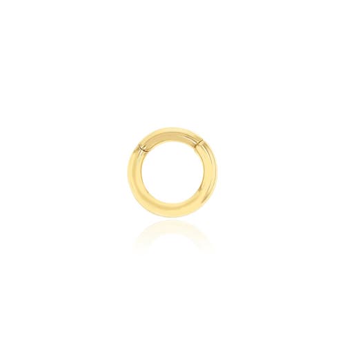 The Lovery Fine Jewelry Round Gold Charm Holder In Gold