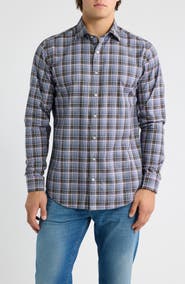 johnnie-O Merced Check Button Down Shirt