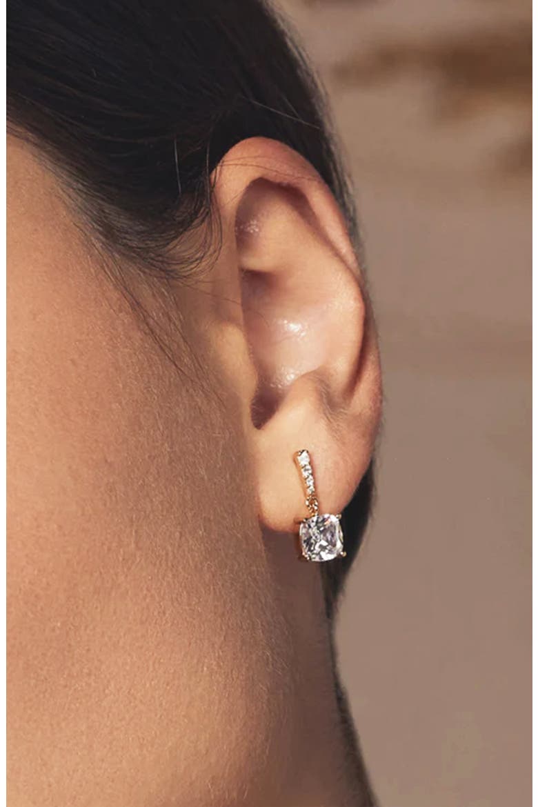 14k Gold Plated Audrey Earrings Vintage-Inspired Style, Alternate, color, Gold