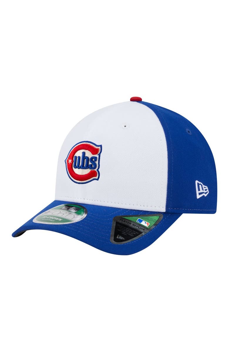 New Era Men's New Era White/Royal Chicago Cubs 150th Anniversary 9FORTY M-Crown Adjustable Hat, Alternate, color, White
