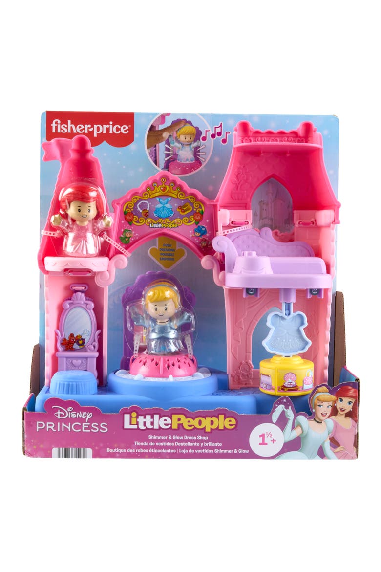 Kids' Disney Princess Shimmer & Glow Dress Shop Playset, Alternate, color, PRNCESS