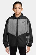 Nike Kids' Sportswear Mesh Panel Snap Jacket