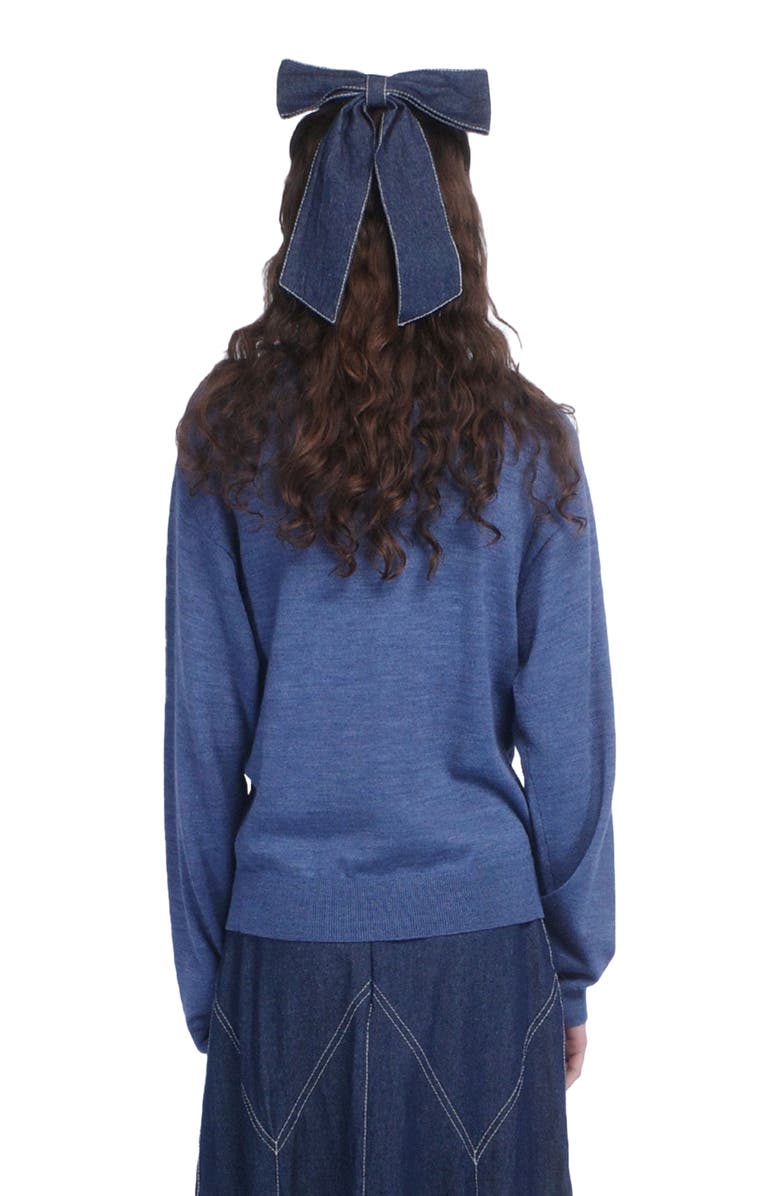 Anna Sui Love Knitwear Sweater, Alternate, color, Cornflower Multi