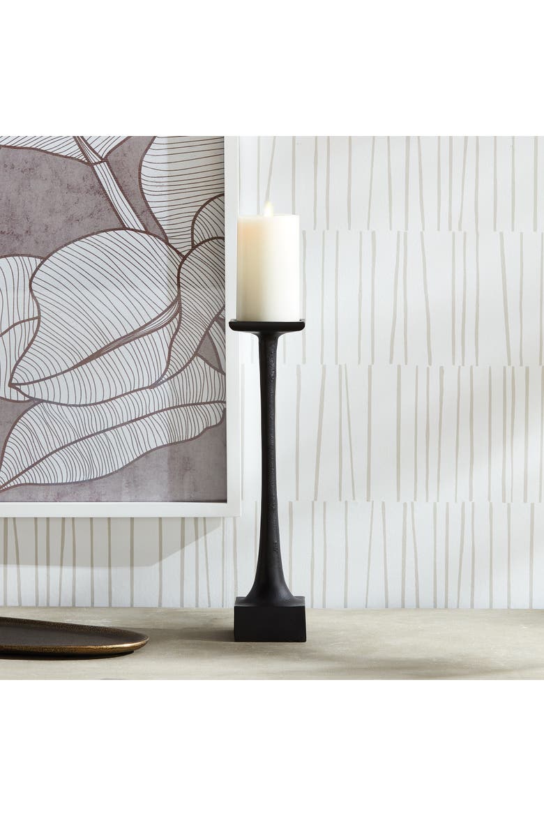 Milton Candle Stand, Alternate, color, Black