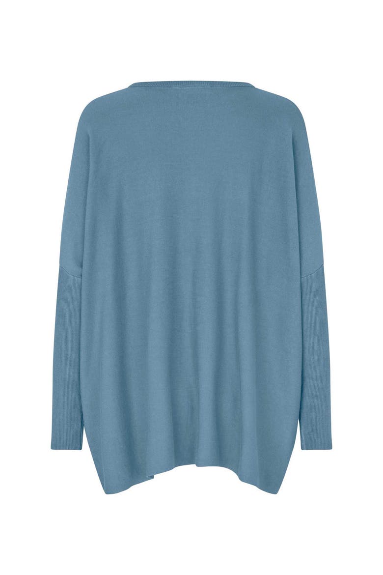 Mafanasi Round Neck Oversized Jumper, Alternate, color, Proven Blue