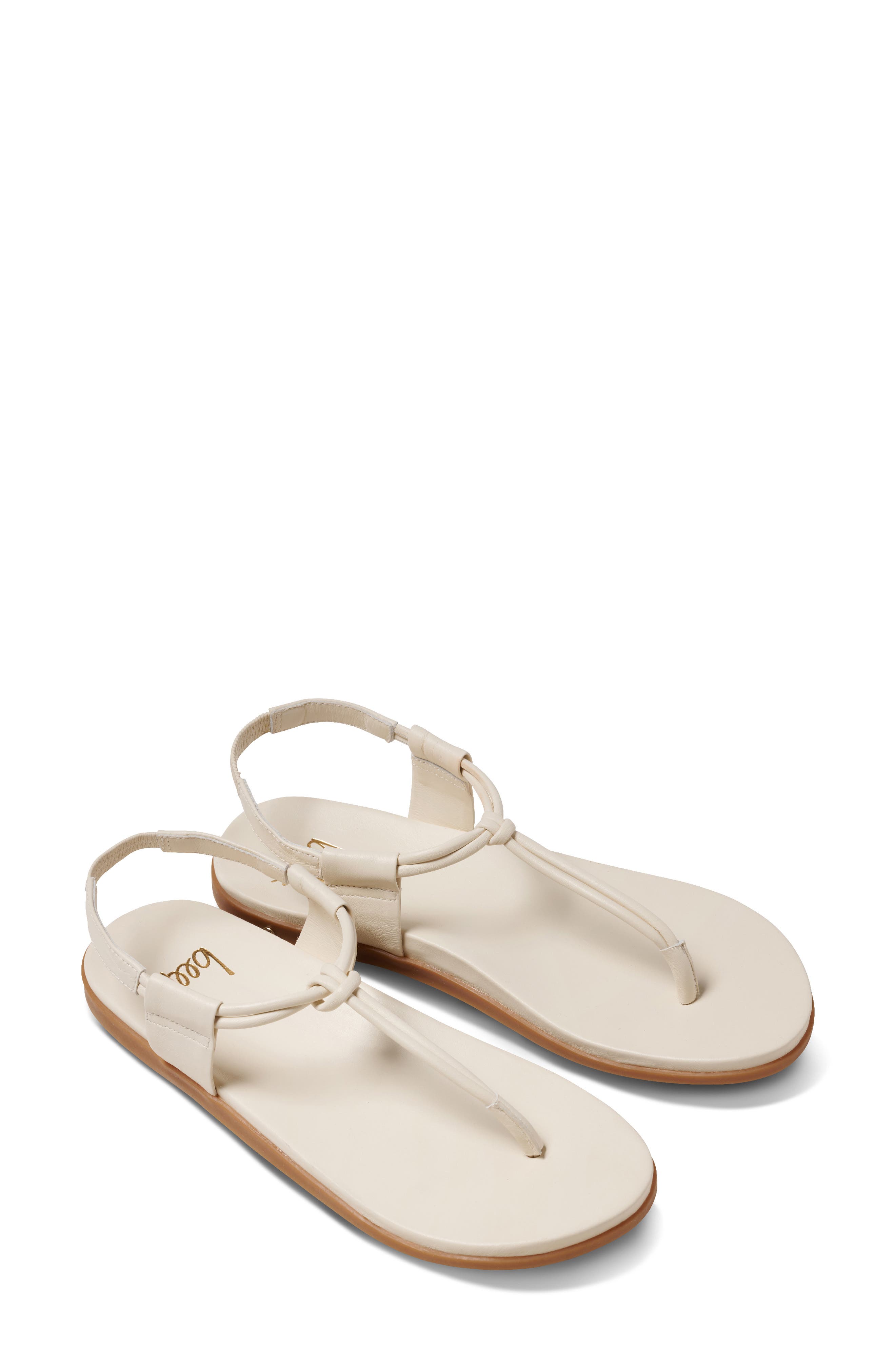 Beek Mango Leather Sandal, Main, color, Vanilla