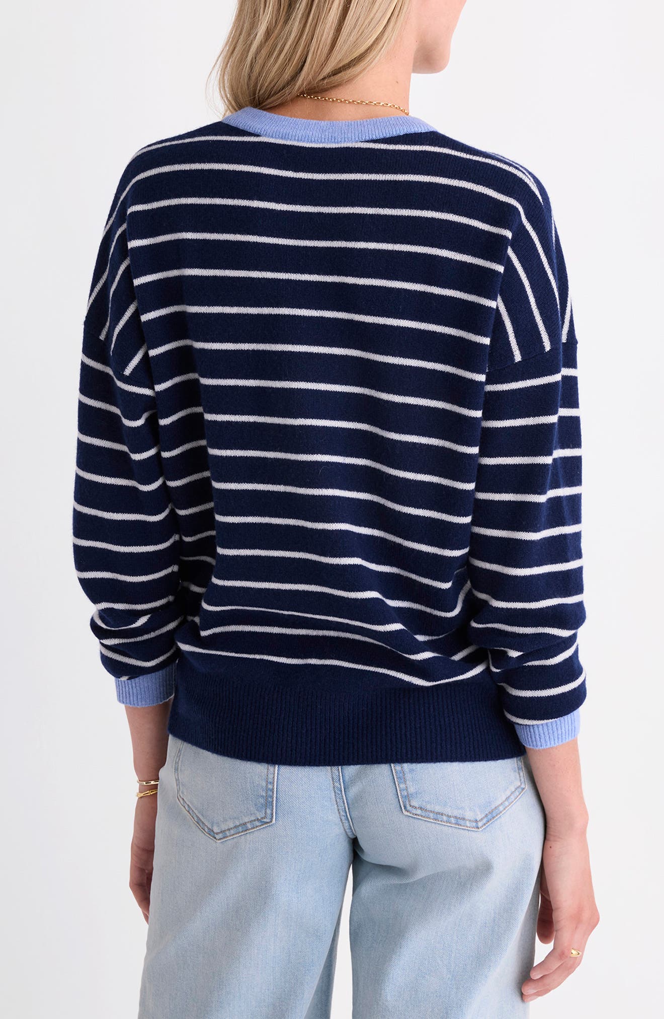 Stripe Cashmere Sweater - image 2