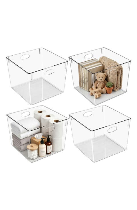 4-Pack Extra Large Cube Storage Bins