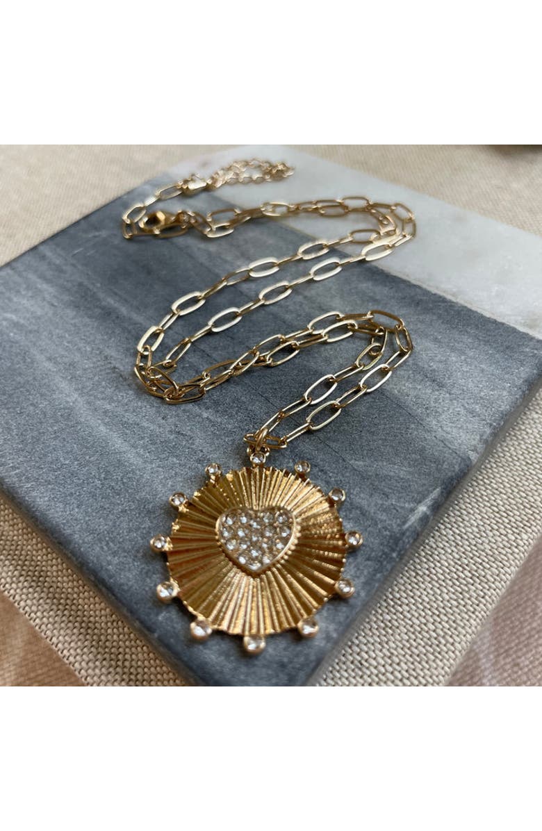 Erin McDermott Jewelry Scarlett Necklace, Alternate, color, Gold