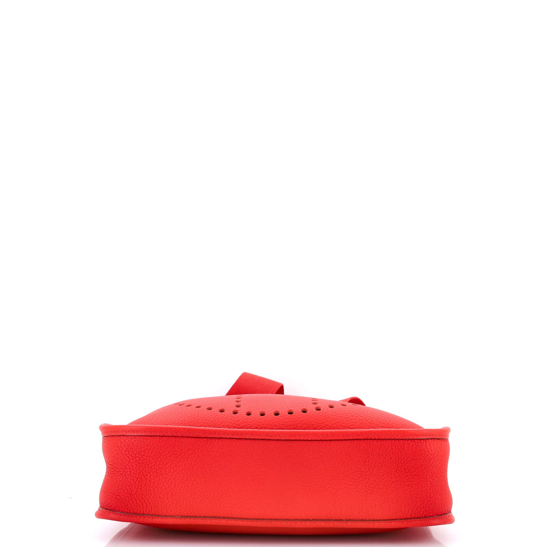 Pre-Owned Hermes Evelyne Bag Gen I Clemence PM, Alternate, color, Rouge Vif