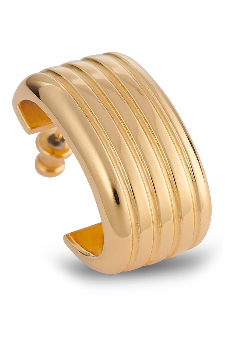 Signore Oval Hoop Earrings, Alternate, color, YELLOW GOLD