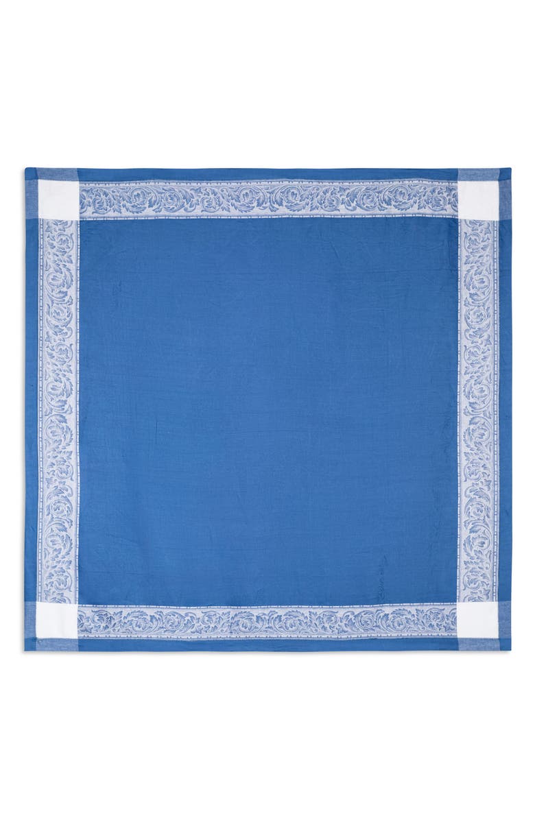 FRENCH HOME Paris Linen Tablecloth - 71" x 124", Main, color, French Blue