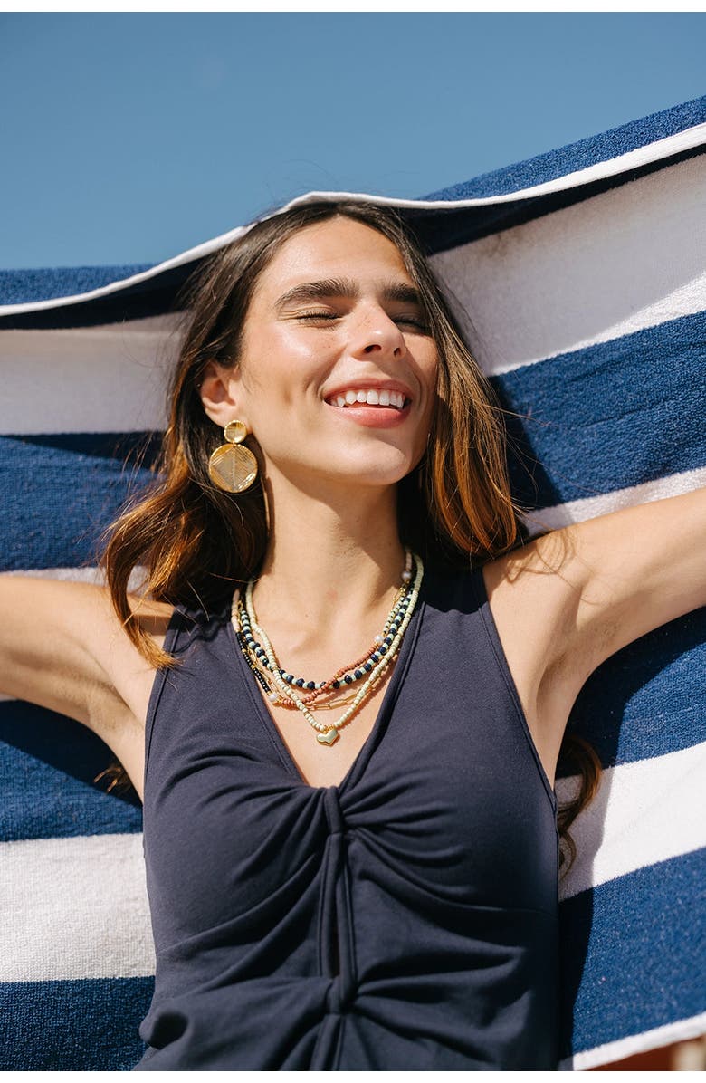 Noonday Kindred Heart Necklace, Alternate, color, Gold