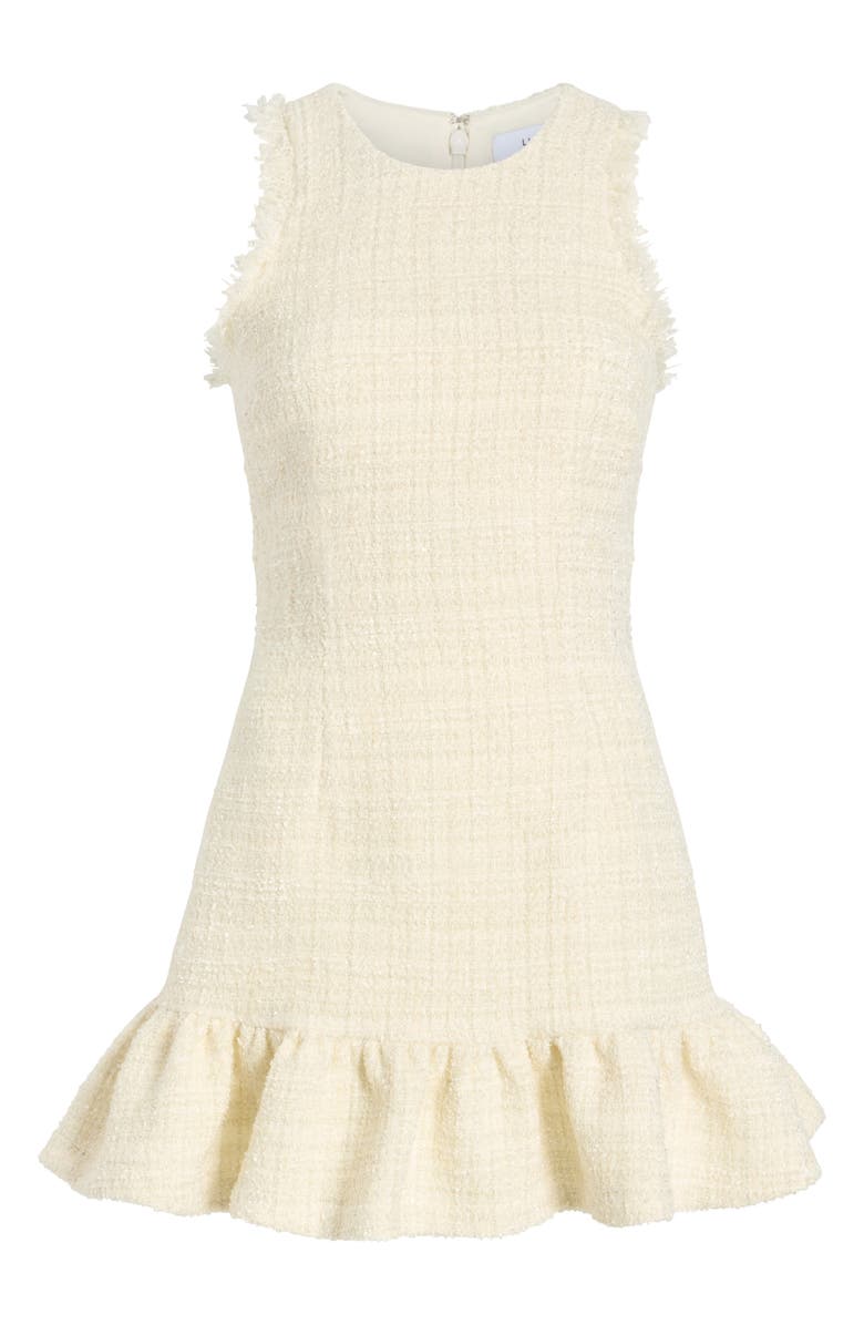 LIKELY Remi Tweed Minidress, Alternate, color, Off White