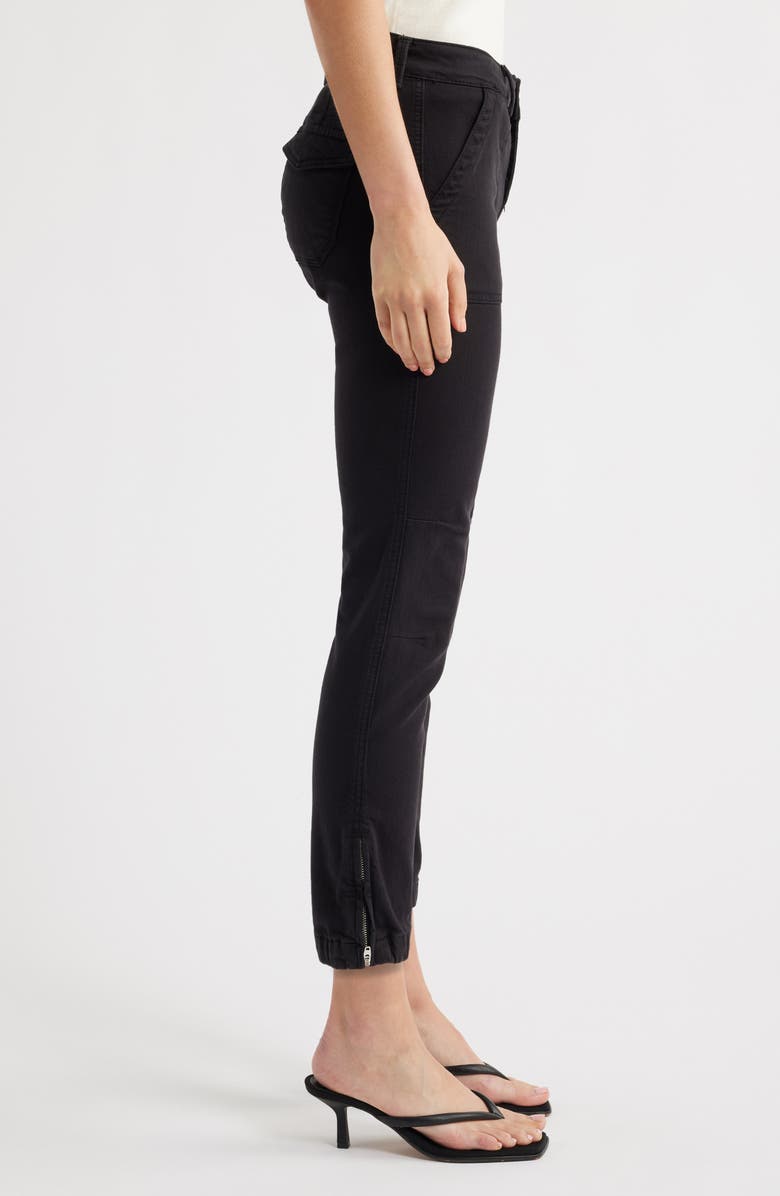 Mavi Jeans Ivy Twill Joggers, Alternate, color, Black Flex