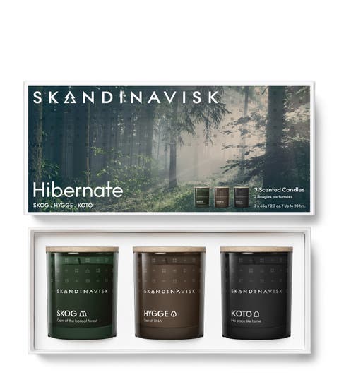 HIBERNATE Mini Candle Giftset 65g x 3