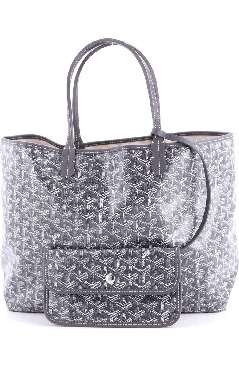 Pre-Owned Goyard Saint Louis Tote Coated Canvas PM, Alternate, color, Gray