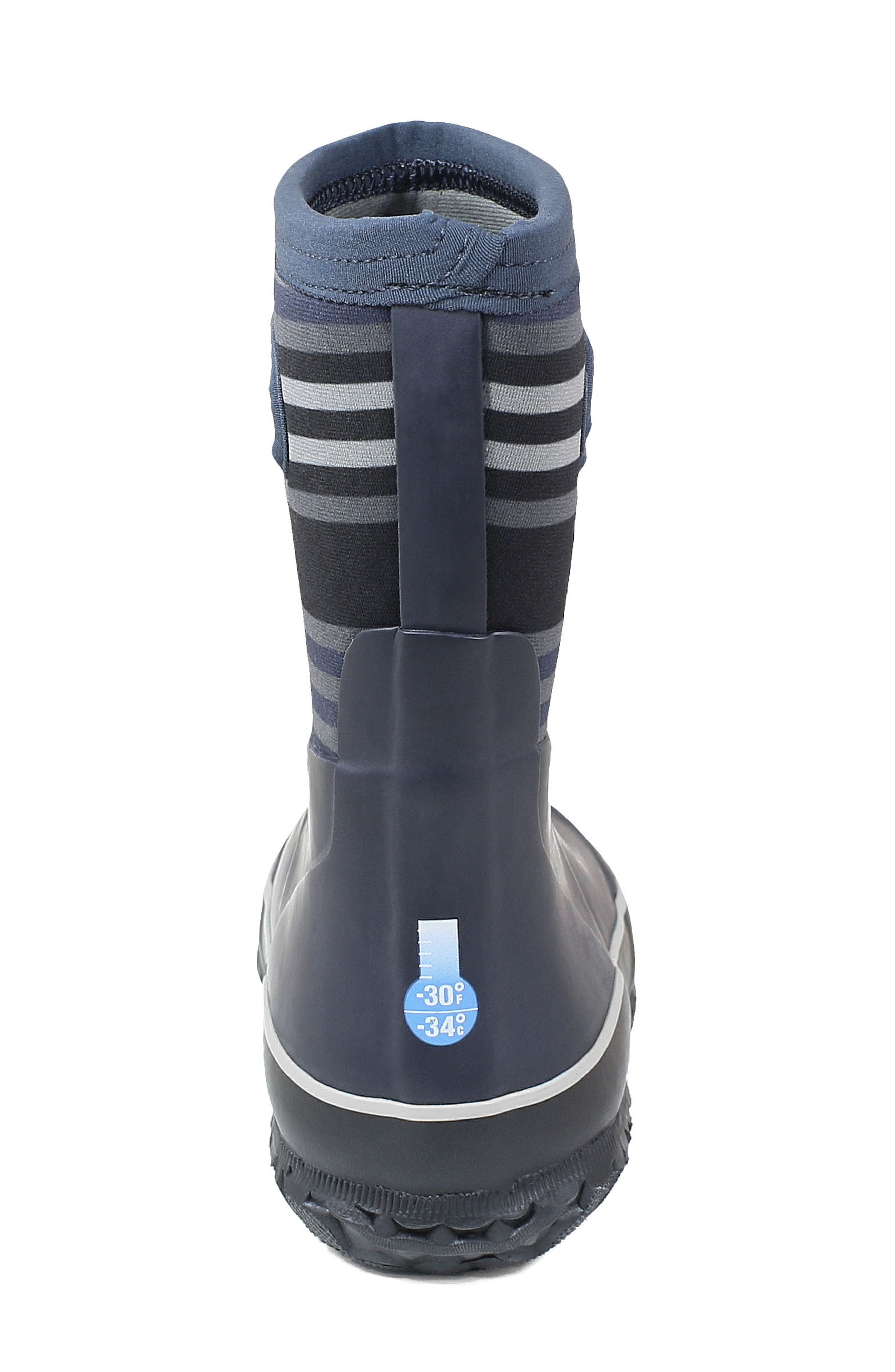 Bogs Grasp Stripe Waterproof Insulated Boot, Alternate, color, 