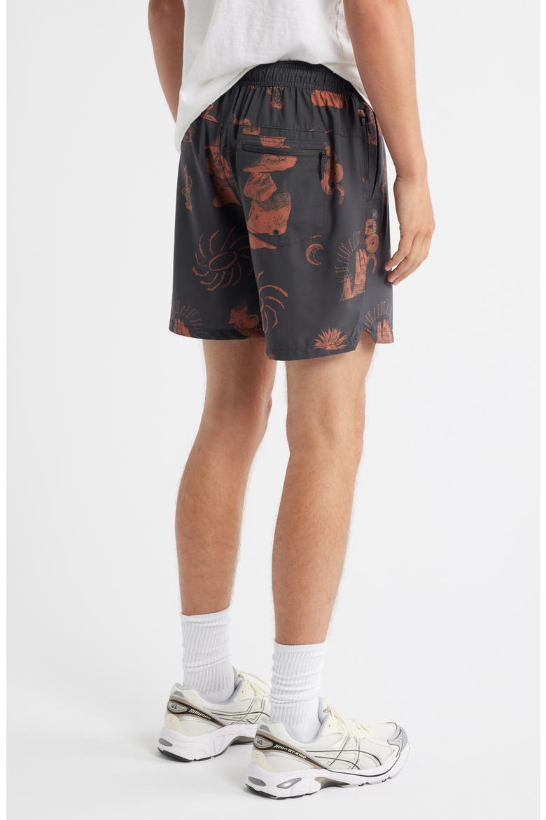 Serrano 7 Drawstring Shorts, Alternate, color, ONYX