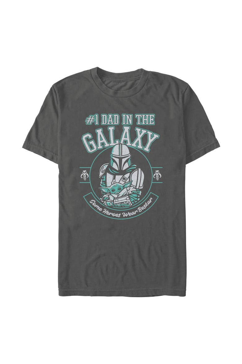 Men's Star Wars The Mandalorian Some Dads Wear Beskar  Graphic T-Shirt, Main, color, Pepper