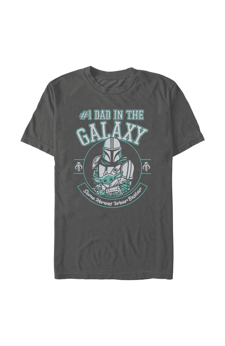 Star Wars: The Mandalorian Men's Star Wars The Mandalorian Some Dads Wear Beskar  Graphic T-Shirt, Main, color, Pepper