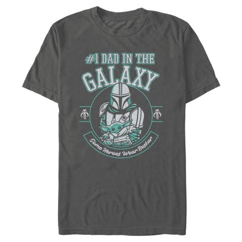 Men's Star Wars The Mandalorian Some Dads Wear Beskar  Graphic T-Shirt