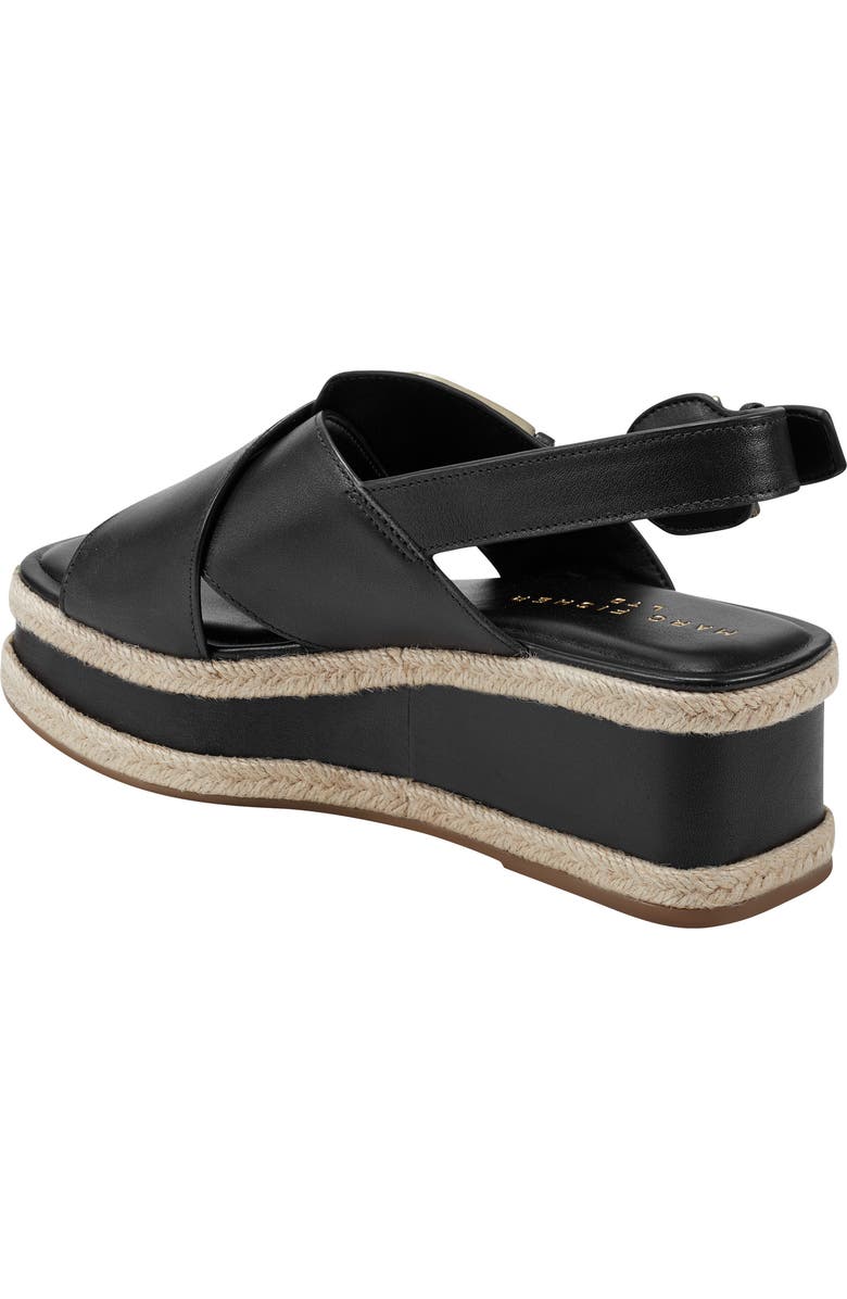 Marc Fisher LTD Renda Slingback Espadrille Platform Wedge Sandal, Alternate, color,