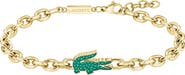 Lacoste Arthor Crocodile Chain Bracelet