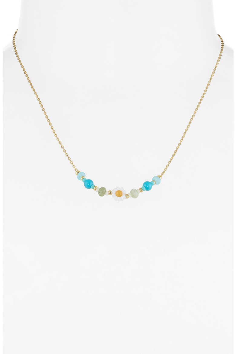 Daisy Chain Necklace, Alternate, color, GOLD