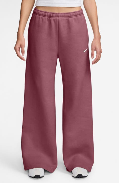 Studio Fleece Wide Leg Sweatpants